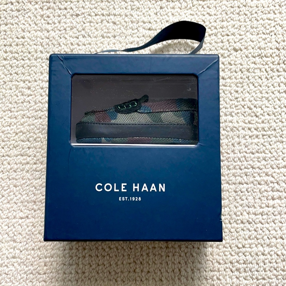 New in box. Cole Haan Camo Baby Slipper. Sz 3